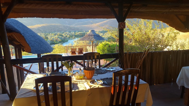Kapika Waterfall Lodge/Epupa Lodge, Namibia - Restaurant area